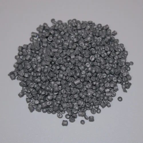 Small heap of HeviFill shooting bag fill.